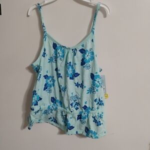 Cat & Jack Light Blue Floral Camisole
